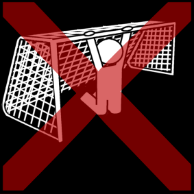 goalpost: hang on bar